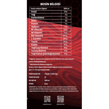 Titan Premium 3000 Thermo L-Carnitine 1000 mL Mango